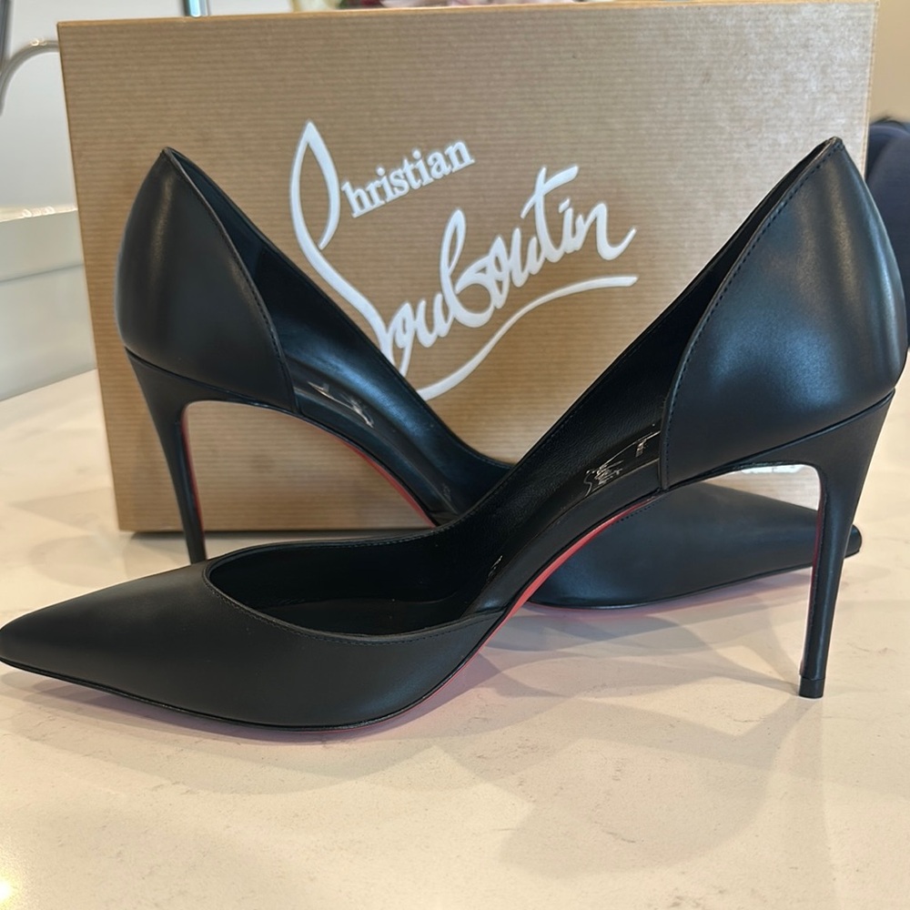 Christian Louboutin Iriza 85 Satin Pumps